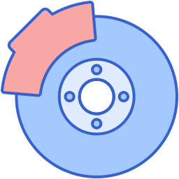 Brake disc icon