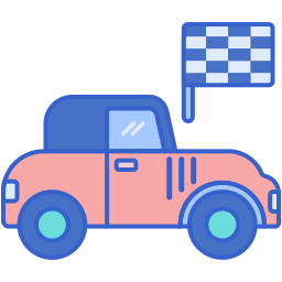 Racing car icon