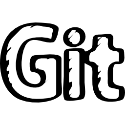 contour du logo social esquissé par git Icône