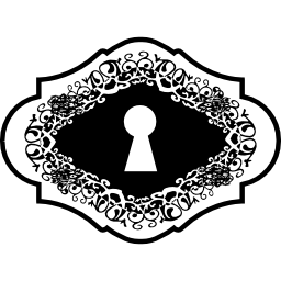 kształt wariantu dziurki od klucza ikona