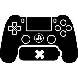 Ps4 game control with no battery icon