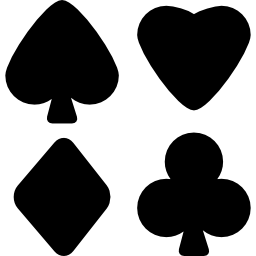 vier brugkaarten symbolen icoon