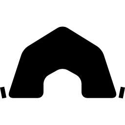 Tent shape icon