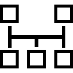 Blocks scheme icon