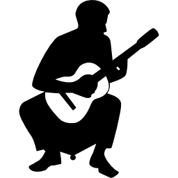 Гитарист фламенко иконка