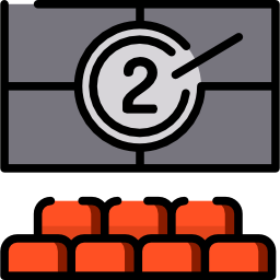 Cinema screen icon