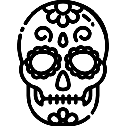 meksykańska czaszka ikona