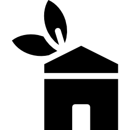 maison écologique Icône