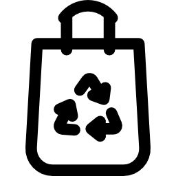 borse per il riciclaggio icona