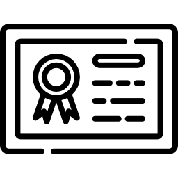 certificaat icoon