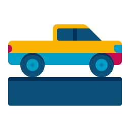 Pickup truck icon