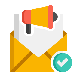 Email marketing icon