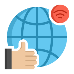 Wireless internet icon