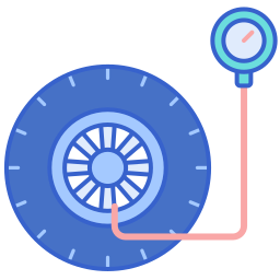 pressão do pneu Ícone