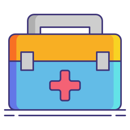 First aid kit icon