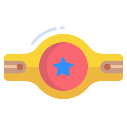 Champion belt icon