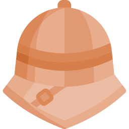 sombrero de explorador icono