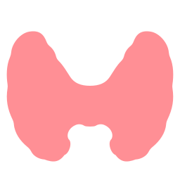 glándula tiroides icono