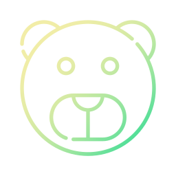 oso pardo icono