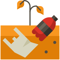 contenedor de plastico icono