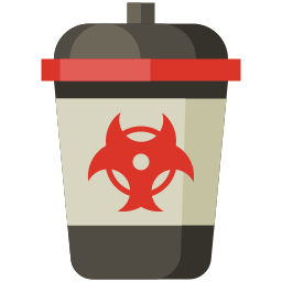 Toxic waste icon