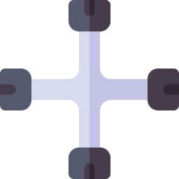 klucz krzyżowy ikona