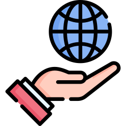 wereldwijde diensten icoon