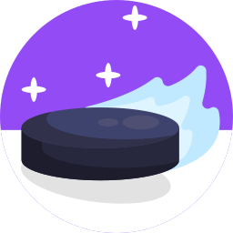 Hockey equipment icon