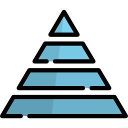 Pyramidal icon