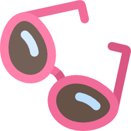 gafas de ojo de gato icono