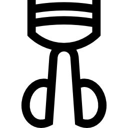 Eyelashes curler icon