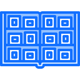 Postage stamp icon