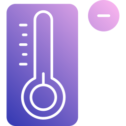 bassa temperatura icona