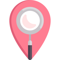 zoek locatie icoon