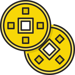 Lucky coin icon