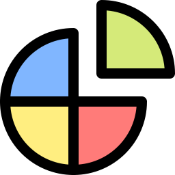 diagramme circulaire Icône