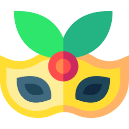 Carnival mask icon