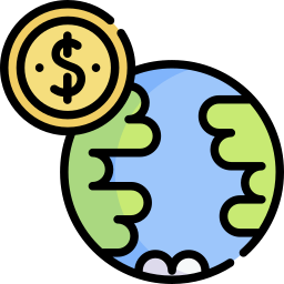finanzas mundiales icono