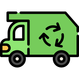 camión de reciclaje icono