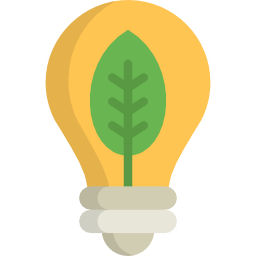 Eco bulb icon