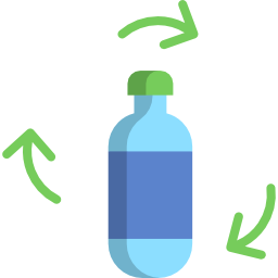 Recycling bottle icon