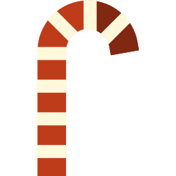 Candy cane icon