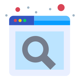 motor de búsqueda web icono