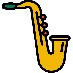 saxofón icono