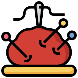 poduszka igłowa ikona