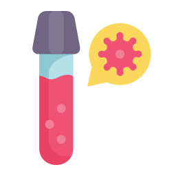 Blood sample icon