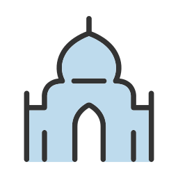 Taj mahal icon