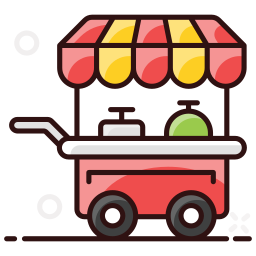 Food stall icon