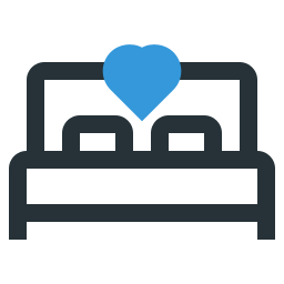 Double bed icon