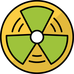 radioactif Icône